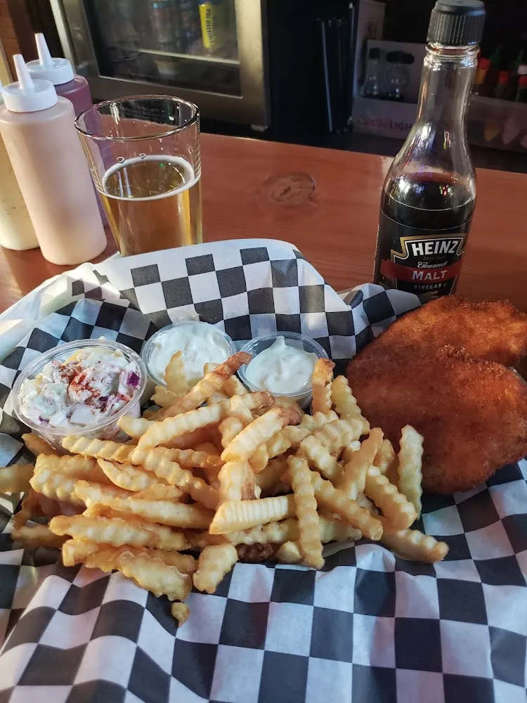 Fresh Caught Ling Cod Fish and Chips