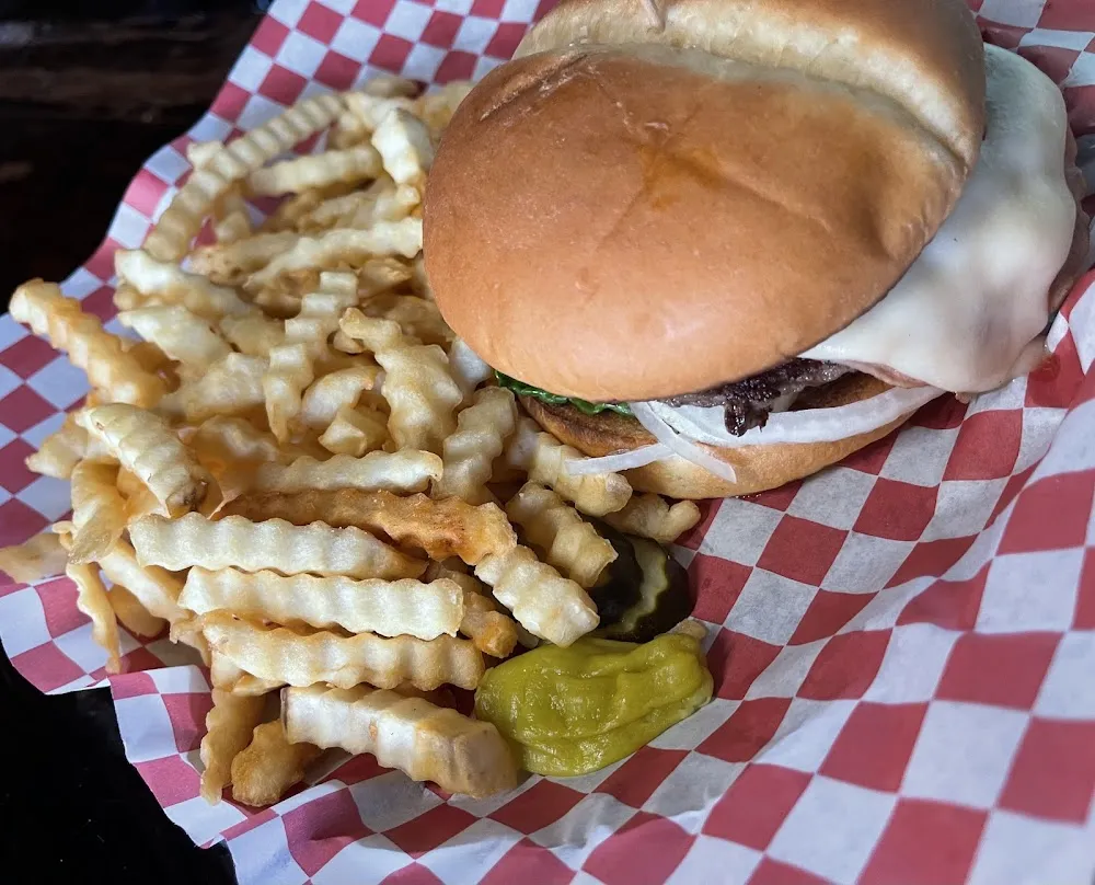 Ranch Burger with Canadian Bacon & Swiss