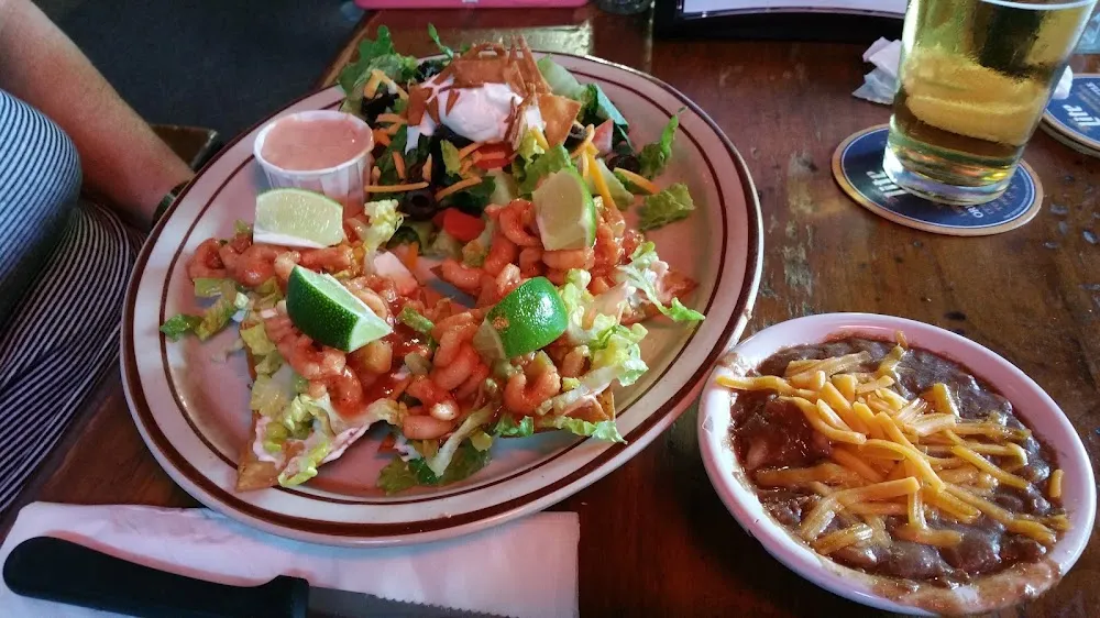 Tequila Lime Shrimp Tostada